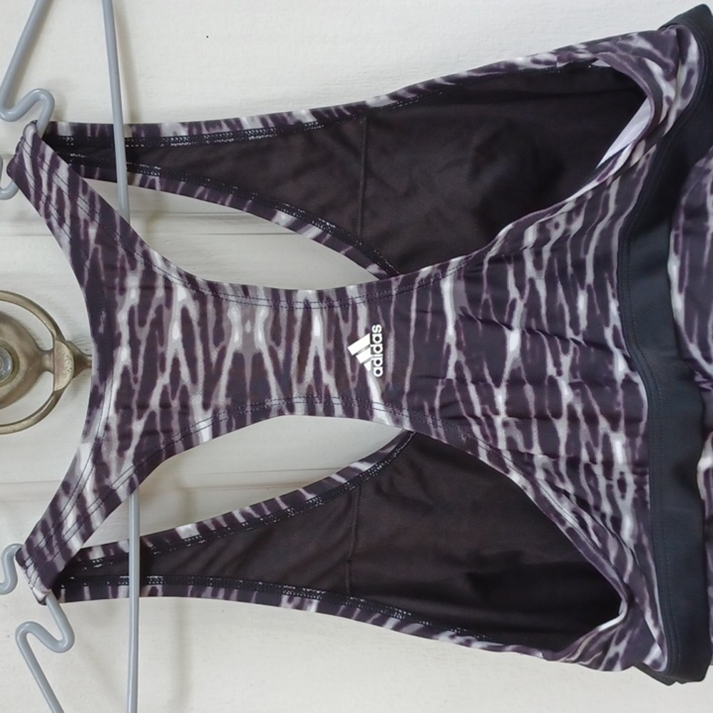 ADIDAS Racerback Tankini Swim Top Sz XL - Picture 5 of 7